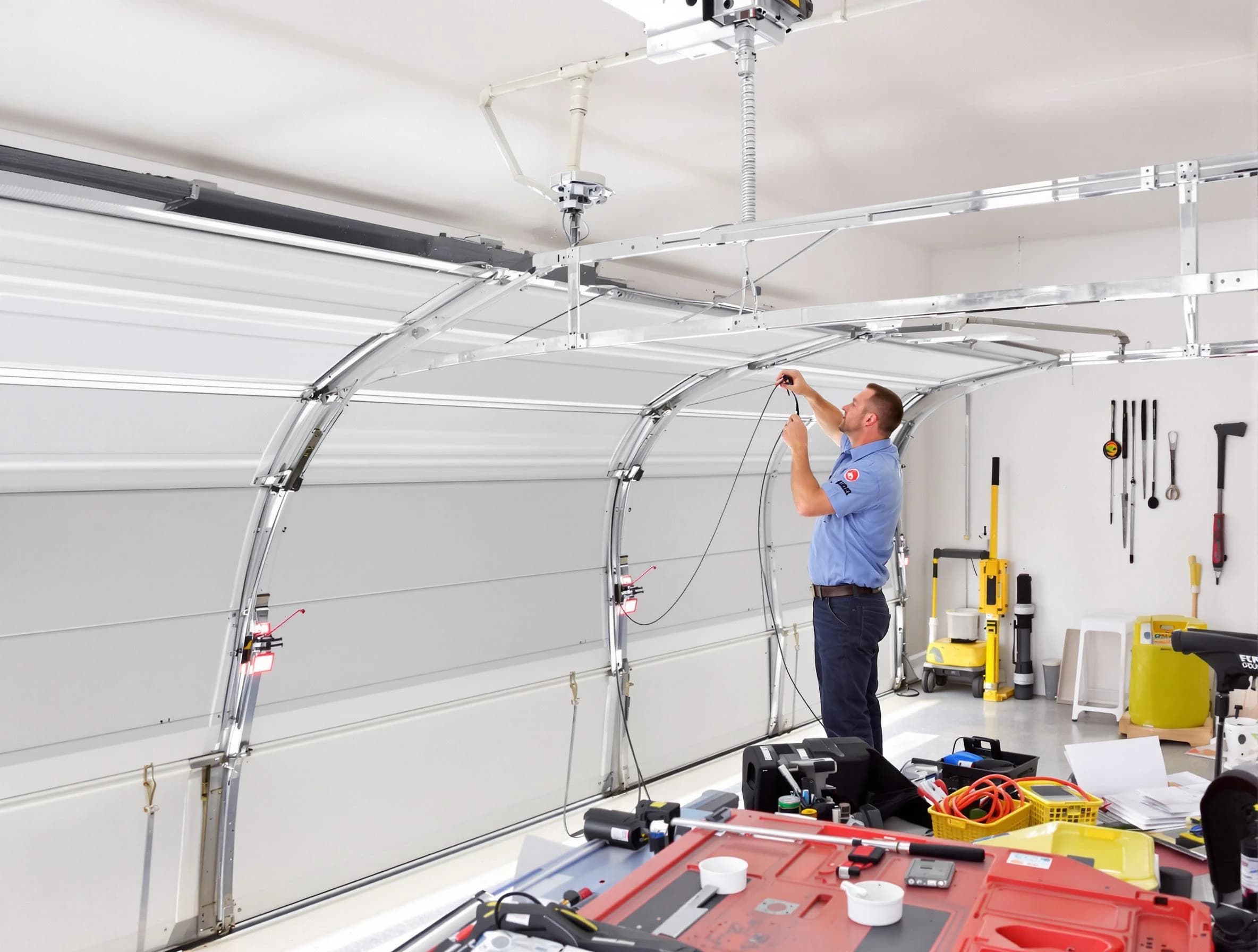 Garage door cable repair service by Placitas Garage Door Repair in Placitas