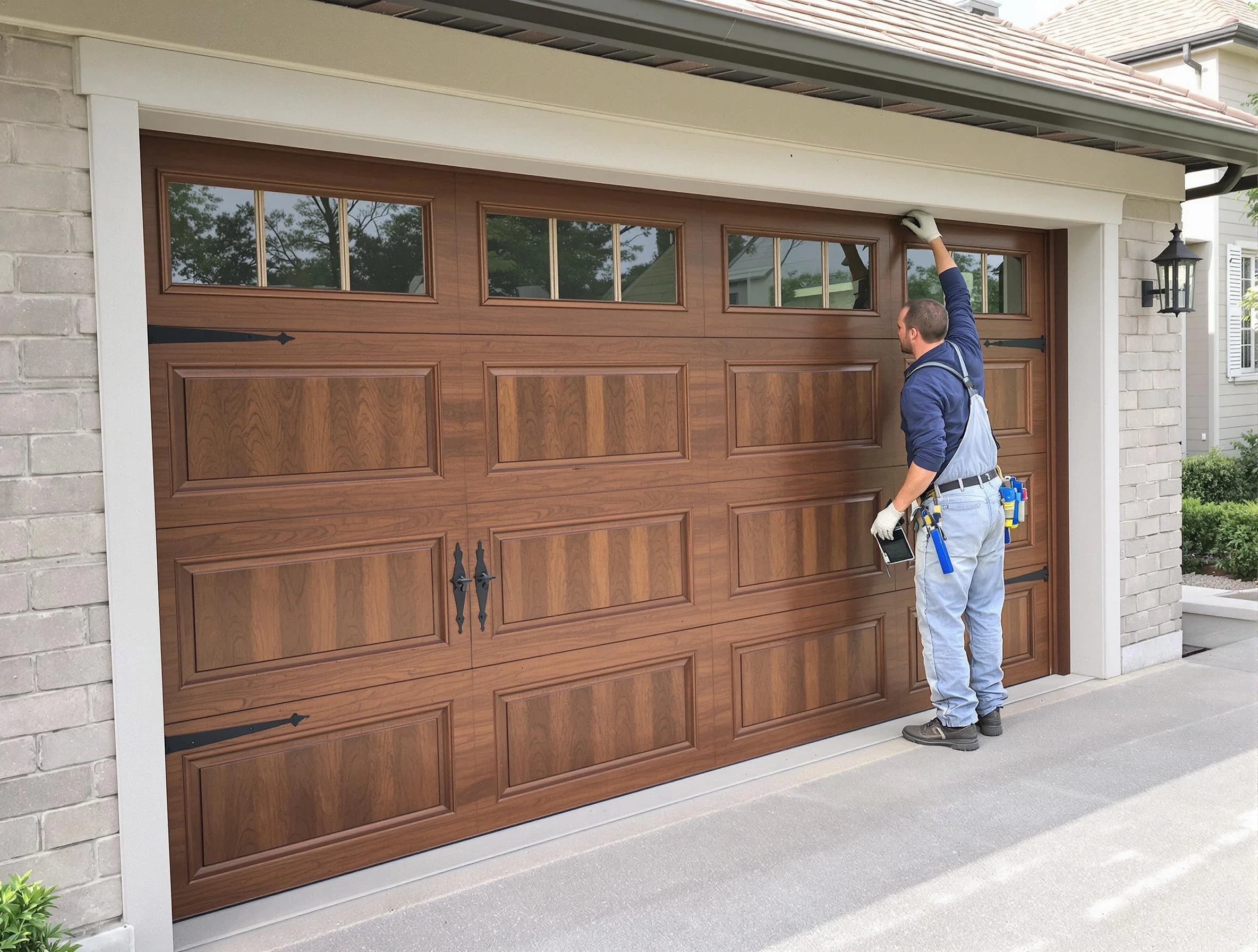 Custom garage door showcase by Placitas Garage Door Repair in Placitas