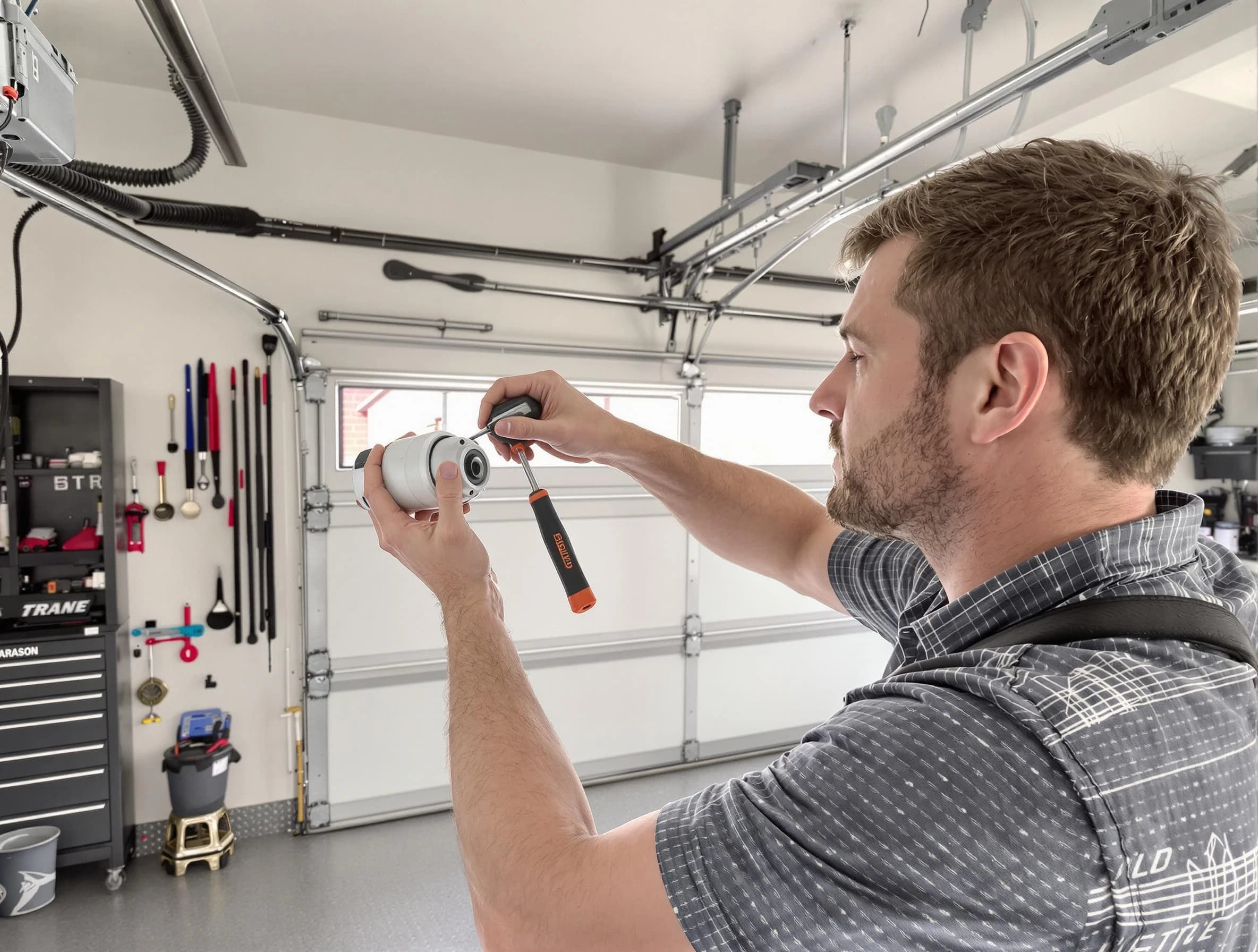 Garage door opener repair service by Placitas Garage Door Repair in Placitas