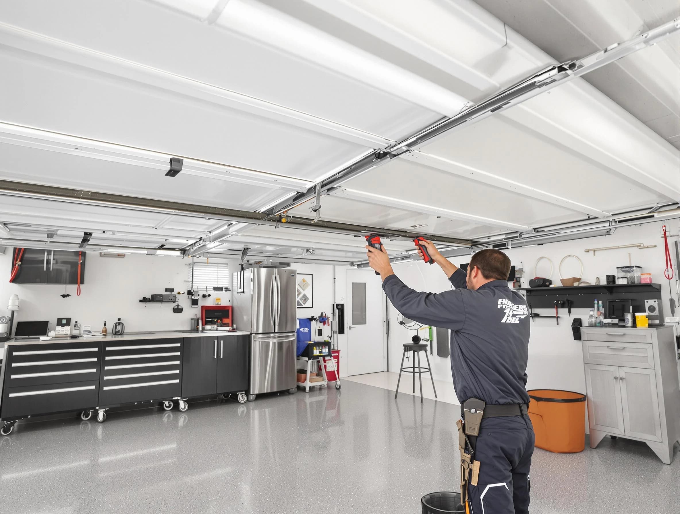 Overhead garage door repair service by Placitas Garage Door Repair in Placitas