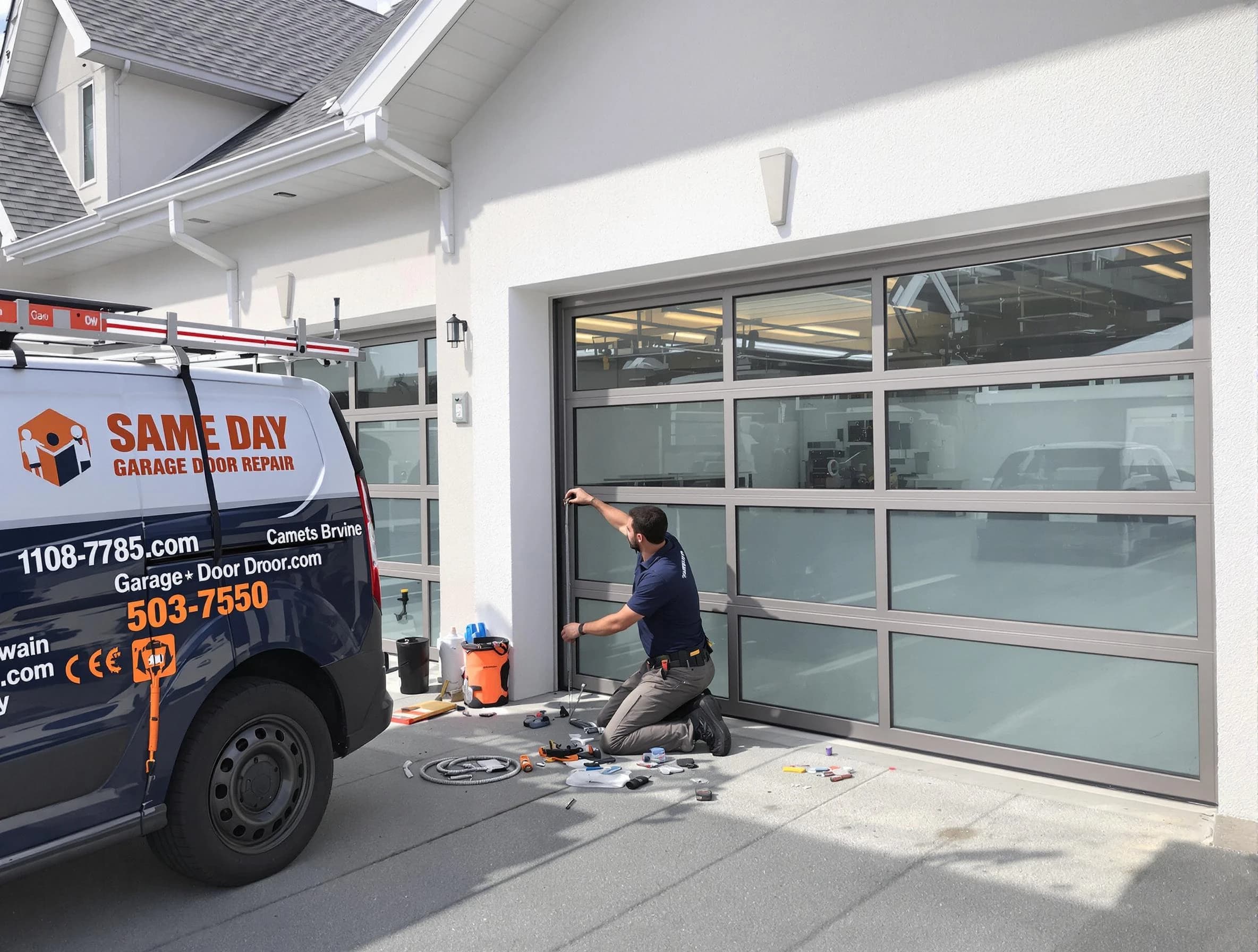 Same-day garage door repair service by Placitas Garage Door Repair in Placitas