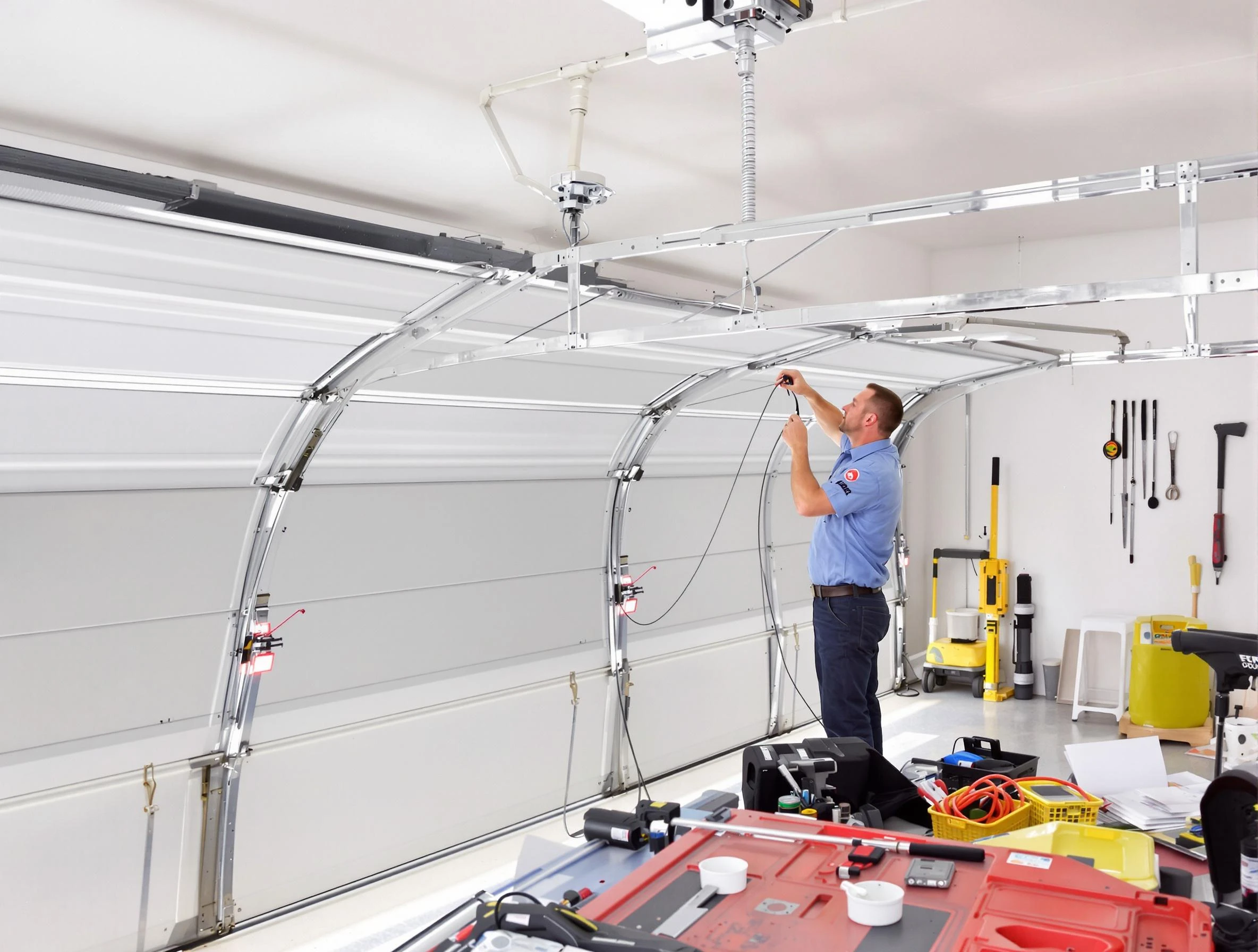 Garage door cable repair service by Placitas Garage Door Repair in Placitas