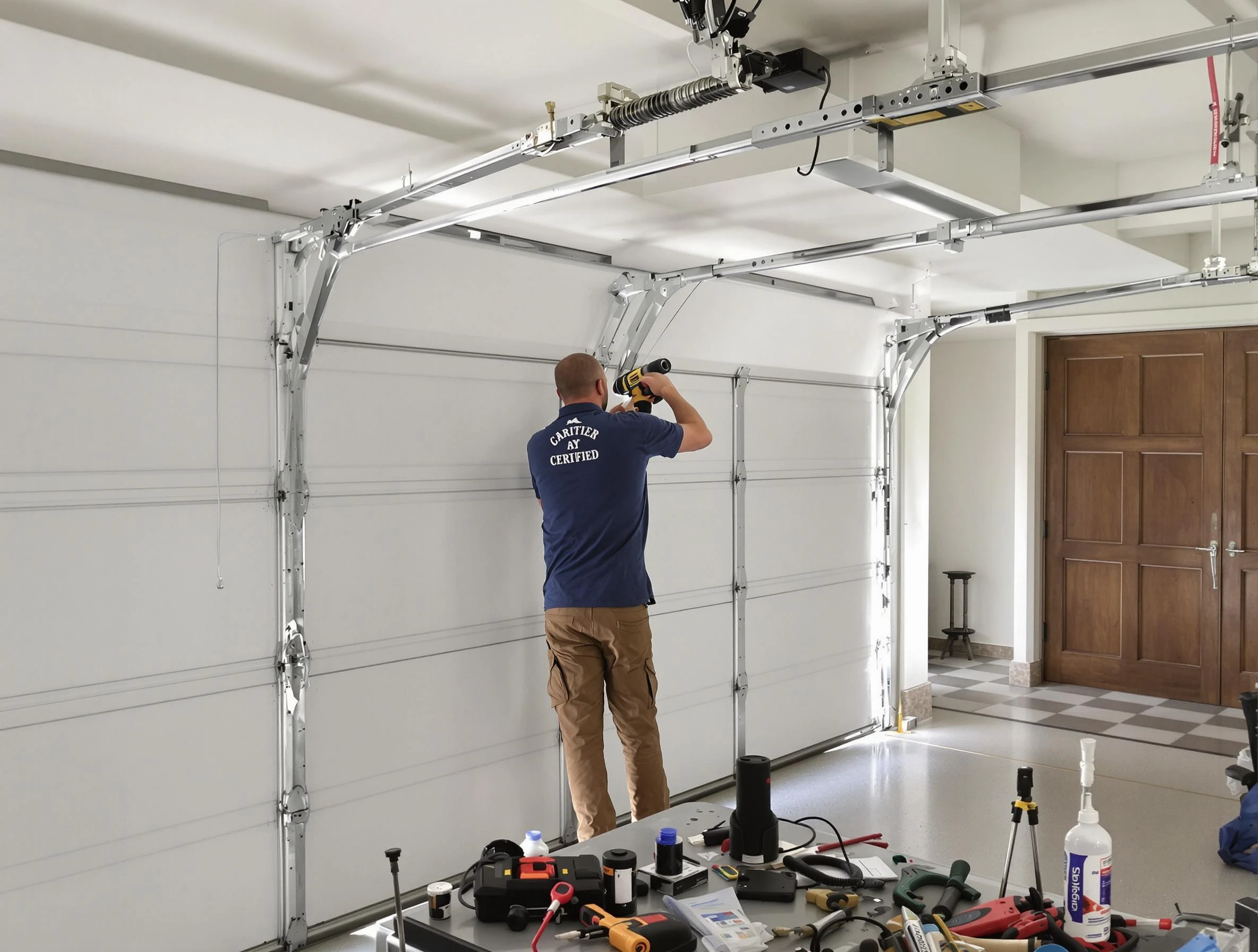 Placitas Garage Door Repair certified technician performing precision garage door repair in Placitas