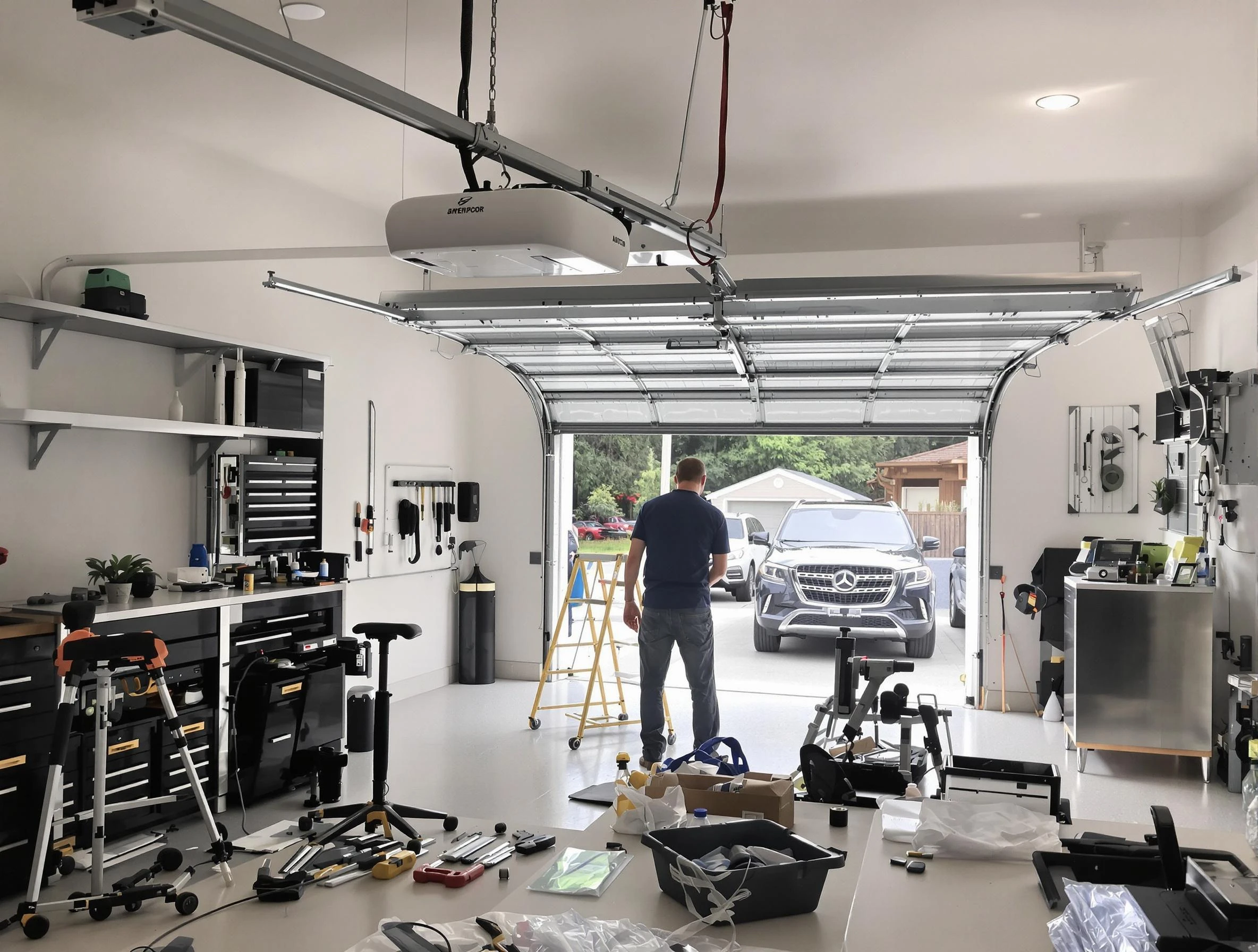 Garage door opener installation by Placitas Garage Door Repair in Placitas