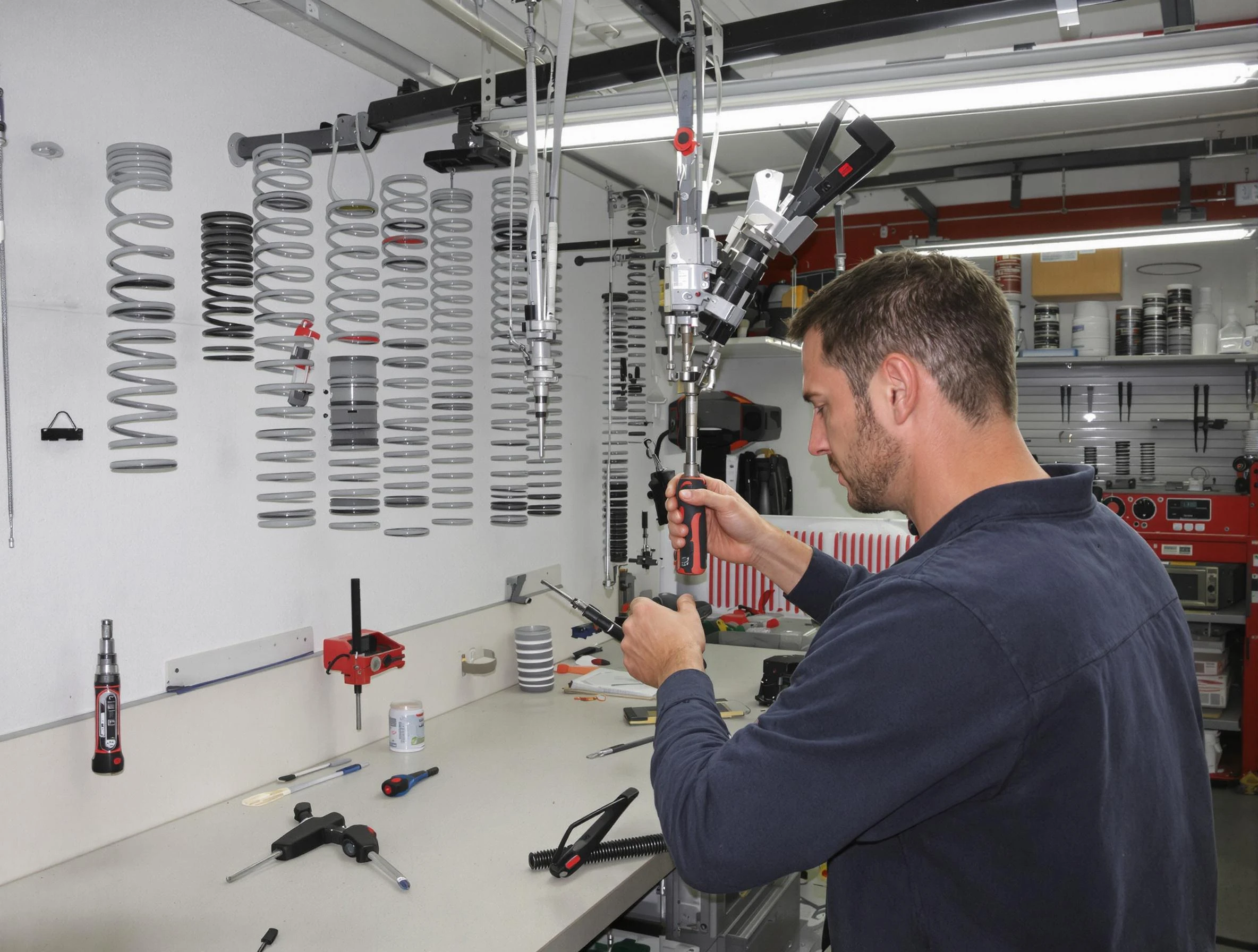 Placitas Garage Door Repair safety certified technician performing precision spring replacement in Placitas
